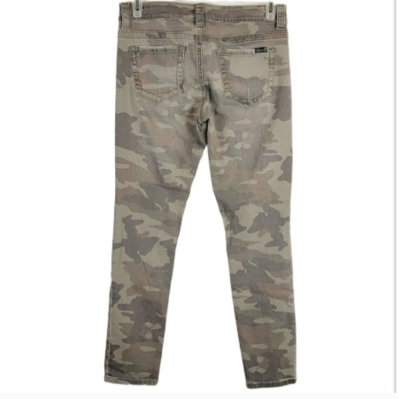 SEVEN 7 Ankle Skinny Camouflage Tan Jean Size 8 - Picture 3 of 6